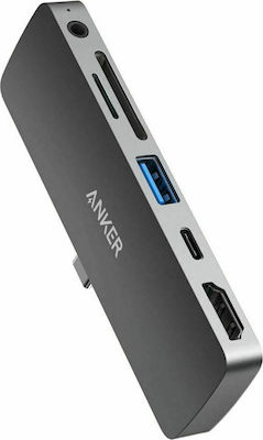 Anker PowerExpand Direct USB-C Docking Station cu HDMI 4K PD Gri