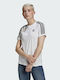 Adidas Adicolor Classics 3-Stripes Damen Sportlich T-shirt Weiß
