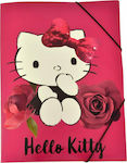 Graffiti Folder with Rubber Band for Paper A4 Red Hello Kitty Red