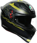 AGV K1 Top Track 46 Motorradhelm Volles Gesicht...