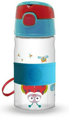 Chicco Kids Plastic Water Bottle with Straw Multicolour 400ml