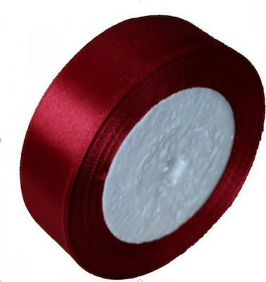 Satin Band Monochrom Rot 22meters mit Breite 25mm