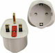 Eurolamp Greek to English Plug Adapter