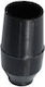 Eurolamp Stromstecker mit Steckdosenbuchse E14 in Schwarz Farbe Set 1Stück 2 Stück 840-23032