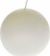 Iliadis Decorative Candle Ball White 430gr 1pcs