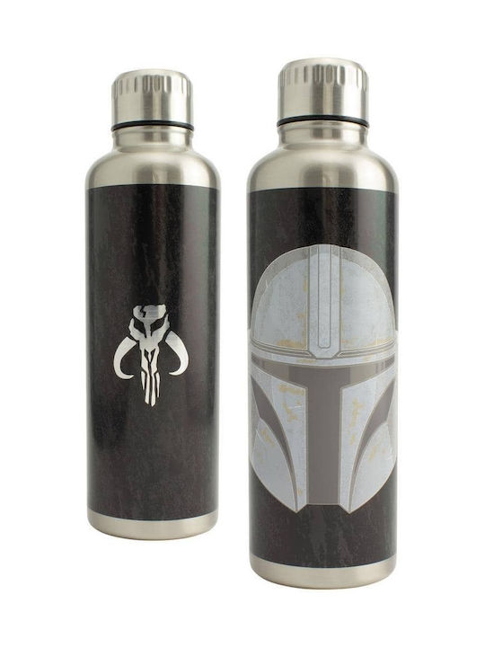 Paladone Star Wars: The Mandalorian Sticlă de apă Oțel inoxidabil 500ml Negru Paladone Star Wars: The Mandalorian Sticlă de apă Oțel inoxidabil 500ml Negru