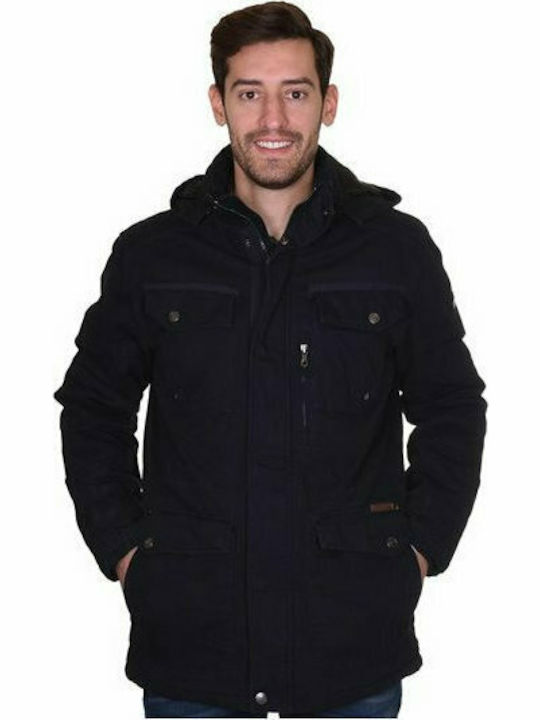 Inox Winter Jacket Parka Navy Blue