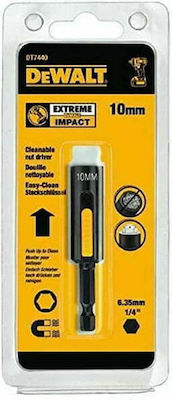 Dewalt Magnetic Socket Hex with Square Drive HEX Diameter 10mm