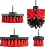 Verto 62H700 Cleaning Brushes for Drill Driver 4τμχ