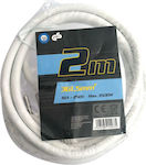 Extension Cable Cord 2m White