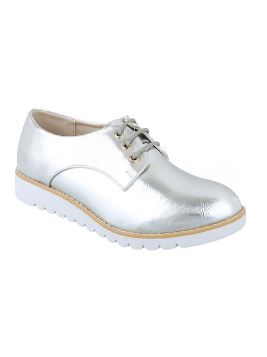 Damen Loafers silber