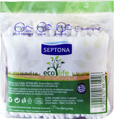 Septona Eco Life Biodegradable Cotton Buds 100pcs