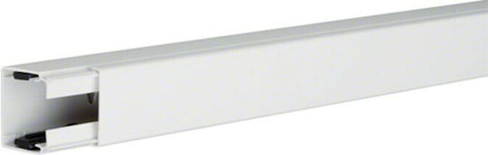 Hager Tehalit Cable Channel with Perforated Stand Made of Plastic 40mmx40mm White 2m