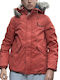Winter Jacke Parka Orange