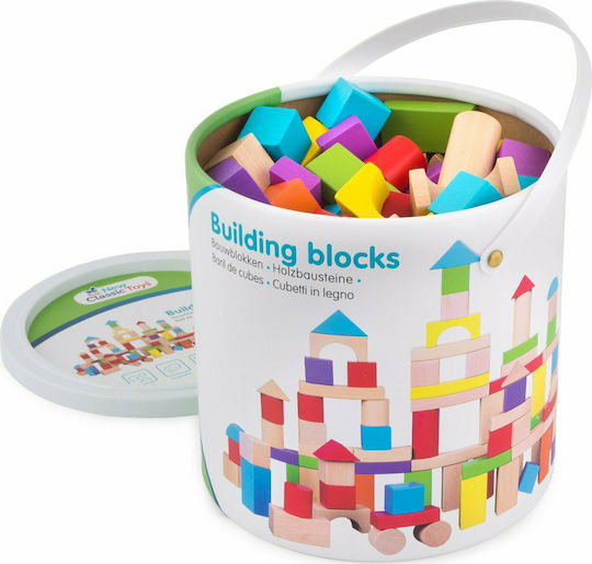 New Classic Toys Cuburi De Construit Colorate Pentru 1.5+ Ani 100 Bucăți