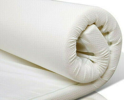 Ypnos Double Latex Mattress Topper Latex Καπιτονέ Olive Oil Infused with Removable Cover & Elastic Straps 150x200x6cm