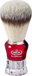 Omega Hi Brush Shaving Brush with Synthetic Hair Bristles Red