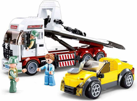 Sluban Τουβλάκια Town: Car Trailer για 6+ Ετών 338τμχ