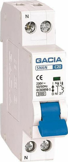 Gacia Automatic Circuit Breaker 20A Double-pole AC 500-42323