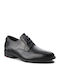 Gala Men's Leather Dress Shoes Black Velvet-Black Metal
