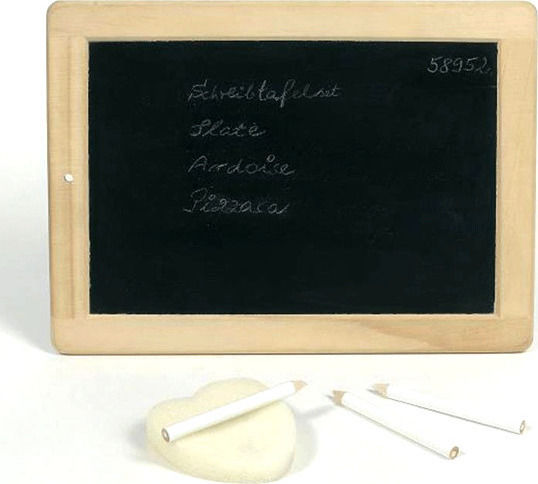Next Επιτραπέζιο Πινακάκι Κιμωλίας 19x19cm