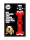 Tasty Bone Beef Nylon Knochenspielzeug Hund mit Geschmack Rindfleisch Groß 17εκ. Rot 1Stück