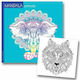 Next Mandala Animals Coloring Book 36 Sheets 23x23cm