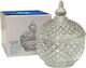 AGC Glass Sweet Jar with Lid Transparent 9.5x9.5x12cm