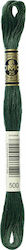 DMC Thread Embroidery Mouliné 117 Cotton in Green color 8m Dark Green