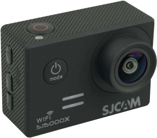 SJCAM SJ5000X Elite 4K Екшън Камера 4K Ultra HD Водоустойчива (с Калъф) Стандартна и Wi-Fi Черна