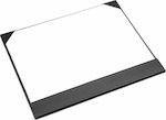 Osco Single Desk Pad Leather Black 59x47cm