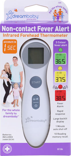 Dreambaby Baby Digital Forehead Thermometer with Infrared BR75314