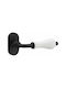 Roline Κ306-07 Handle Window Μαύρο Ματ / Λευκό