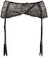 Cottelli Collection Suspender Belt 2656 Ζαρτιέρες με Δαντέλα Μαύρες