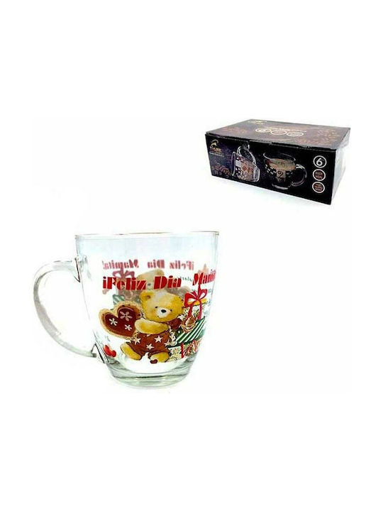 Glass Cup Transparent 420ml 6pcs