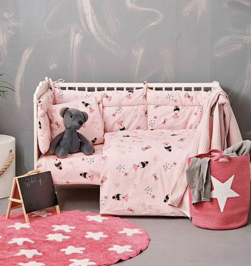 Palamaiki Cotton Baby Quilt My Kingdom MK723 110x150cm Pink Palamaiki Cotton Baby Quilt My Kingdom MK723 110x150cm Pink