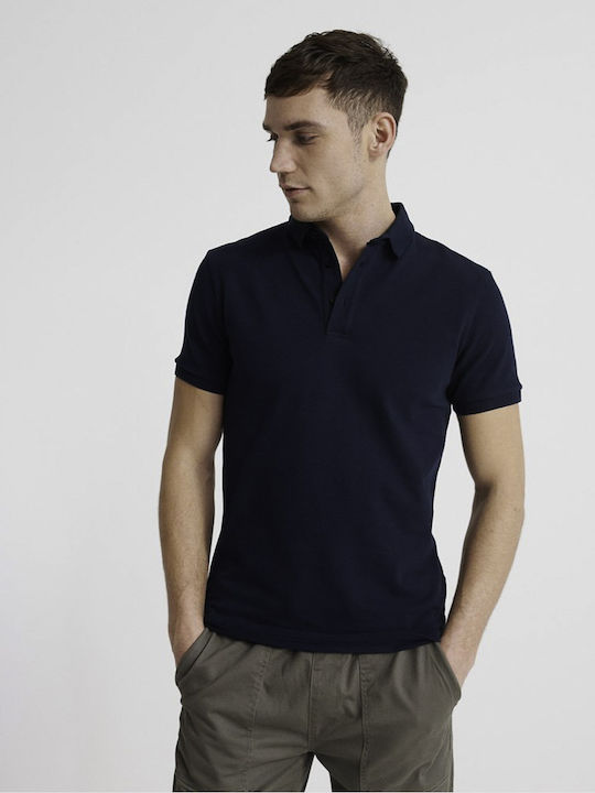 Superdry City Ανδρικό T-shirt Polo Eclipse Navy