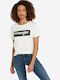 Wrangler Damen T-Shirt Weiß W7P3EVX02