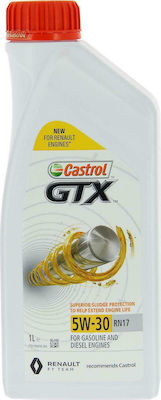 Castrol Συνθετικό Λάδι Αυτοκινήτου GTX RN17 5W-30 C3 για κινητήρες Diesel 1lt