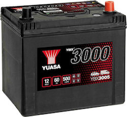 Yuasa Baterie Auto YBX3005 cu Capacitate 60Ah și CCA 500A Yuasa Baterie Auto YBX3005 cu Capacitate 60Ah și CCA 500A