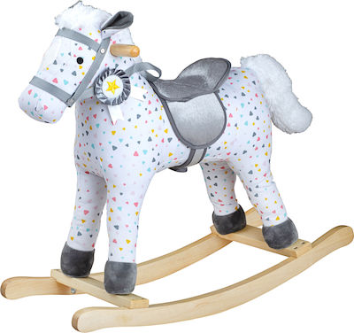 Big Jigs Rocking Toy Horse for 12++ months White