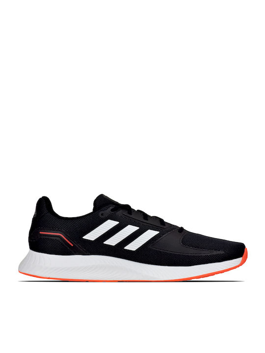 Adidas Runfalcon 2.0 Ανδρικά Αθλητικά Παπούτσια Running Core Black / Cloud White / Solar Red