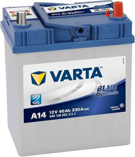 Varta Μπαταρία Αυτοκινήτου Blue Dynamic A14 με Χωρητικότητα 40Ah και CCA 330A