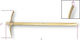 Beta Antispark Axe 1703BA/P Pick with Pole