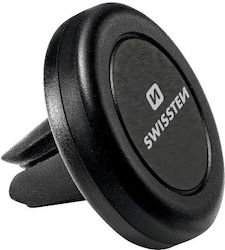 Swissten Mobile Phone Holder Car Magnetic Air Vent Mount with Magnet Black