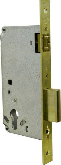 Cisa Recessed Lock Front door Bilias with Center 45mm Gold