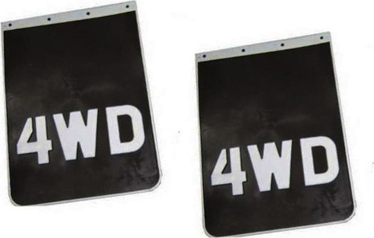 Carman Car Mudguards Car Mudguards 4x4 Large Straight with Angle 2pcs