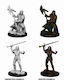 Dungeons & Dragons Nolzur's Marvelous Miniatures Unbemalte Figuren Halborc Kämpfer - Welle 7 2 Stück