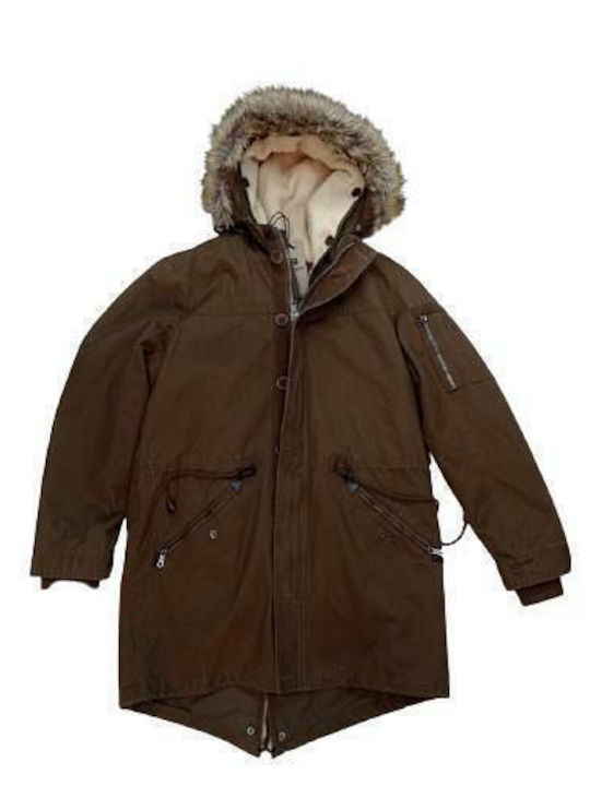 Camaro Winter Jacket Parka CAMEL