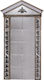 Artekko Floor Mirror with Gold Metal Frame 240x136cm